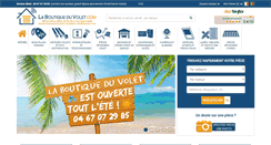 Desktop Screenshot of laboutiqueduvolet.com